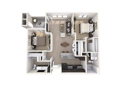 Wrigley Floor Plan at The Premiere at Dana Park, Arizona, 85204